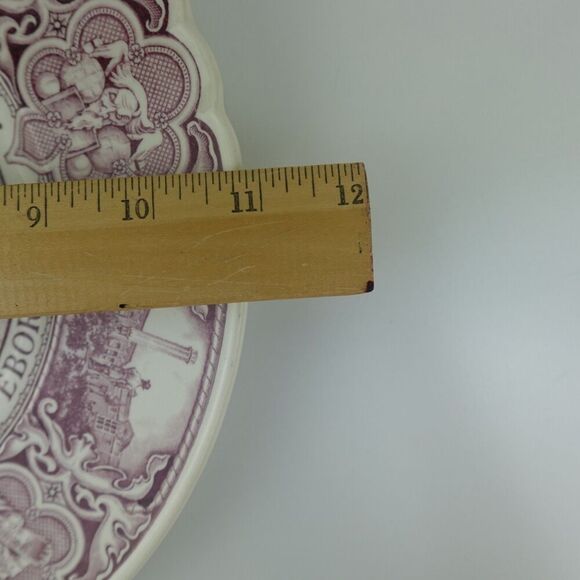 Wedgewood Mulberry Plate College Of The City Of New York The Chemistry Building - Picture 9 of 9